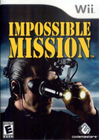 Impossible Mission PAL Wii  box art
